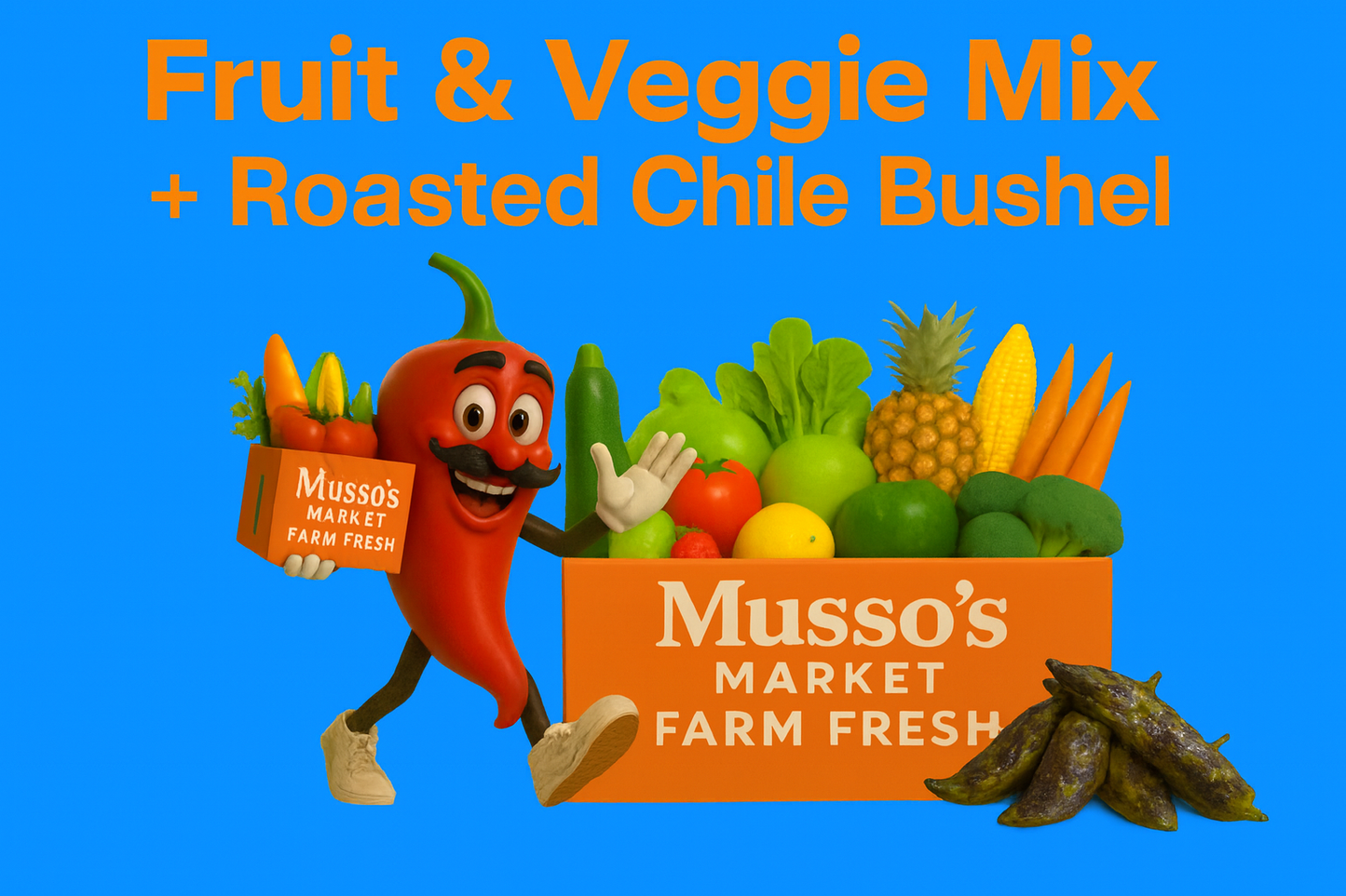 Roasted Chile + Fruit & Veggie Mix Box
