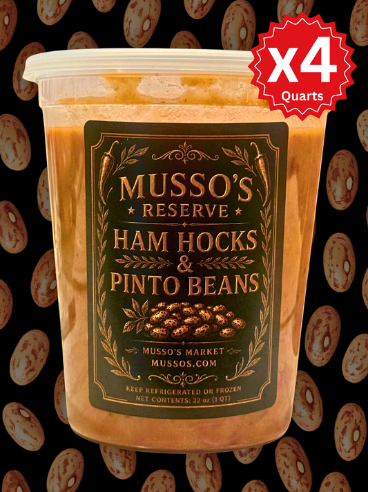 Musso's Reserve Ham Hocks & Pinto Beans (4 Quarts)